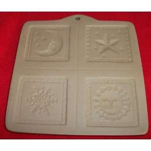  Brown Bag Paper Art Mold~Celestial Gift Tags 1994 