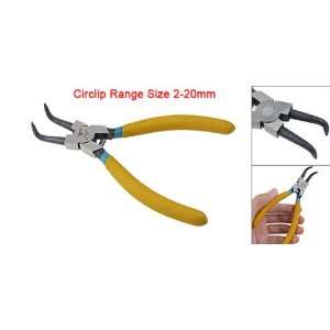  Amico Curved Nose Internal Yellow Grip Circlip 5.75Pliers 
