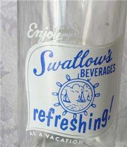 Swallows Root Beer Bottle & Topper, Lima, Ohio  