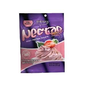 Syntrax Nectar Grab N Go, Strawberry Mousse Powder, 26 Grams