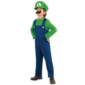  Childs Mario Brothers Luigi Costume Size Large (12 14 