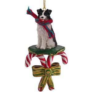  Candy Cane Border Collie Ornament: Home & Kitchen