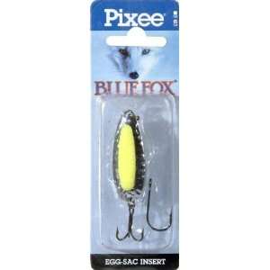  Rapala Blue Fox Pixee Spoon 1/4 oz Flourescent Yellow 