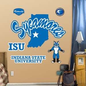  Indiana State Sycamores Logo Fathead NIB 