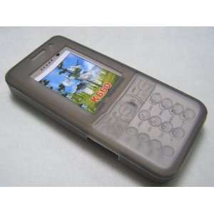   silicone skin case grey for Sony Ericsson K660i K660: Electronics