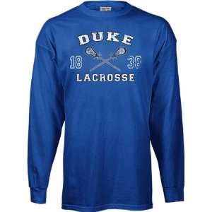  Duke Blue Devils Legacy Lacrosse Long Sleeve T Shirt 