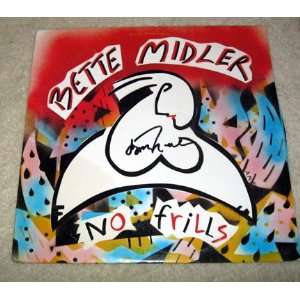  BETTE MIDLER signed AUTOGRAPHED Record *PROOF: Everything 