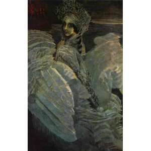   Reproduction   Mikhail Vrubel   32 x 50 inches   Swan Princess Home