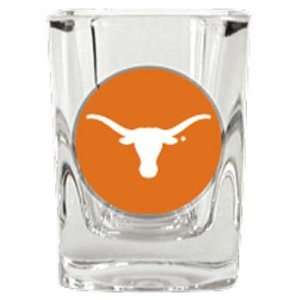 Texas Longhorns Square Shot Glass   2 oz.: Sports 