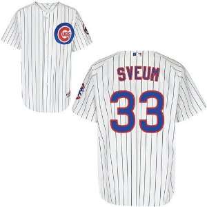 Chicago Cubs Dale Sveum Authentic Home Jersey Sports 