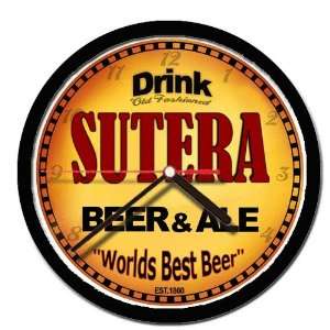  SUTERA beer and ale cerveza wall clock: Everything Else