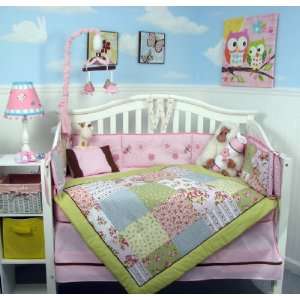  SoHo Classic Cottage Baby Crib Nursery Bedding Set with 