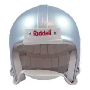  Riddell Blank Mini Football Helmet Shell   Raider Silver 