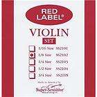 Super Sensitive Red Label Violin String Set 1/8
