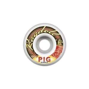  Pig Wheels Ragdoll Vegas Skateboard Wheel   Single: Sports 
