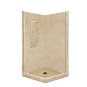    OB 48L X 34W Basic Shower Package with Old World Bronze Accessorie