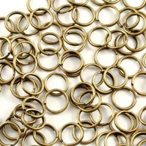  9mm Brass Oxidized Split Rings: Arts, Crafts & Sewing