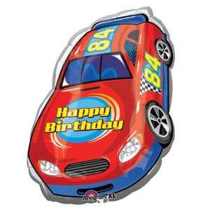    Race Car Birthday Super Shape Anagram Balloons Toys & Games