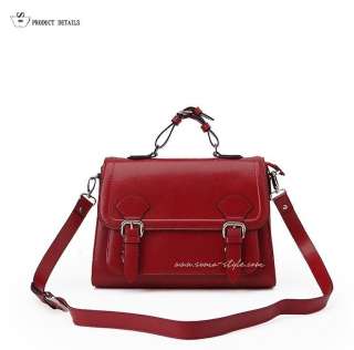 Womens PU Leather Handbag Tote/Shoulder/Messenger Doctor Bag 12 