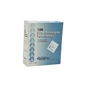  BZK Antiseptic Wipes 100 Pack 