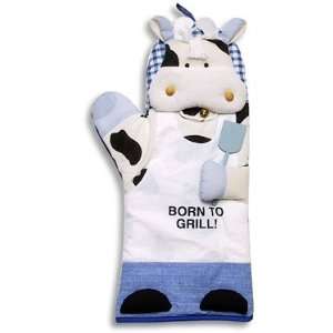  Winfield Trading Cow Barbeque Oven Mitt