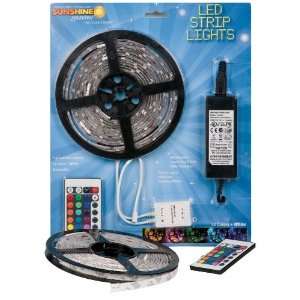  Sunshine Systems RGB LED Strip Light Kit Reel Multicolored 