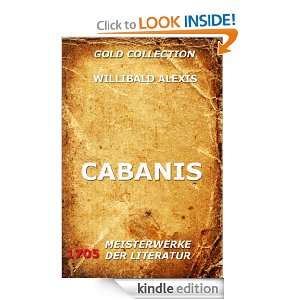 Cabanis (Kommentierte Gold Collection) (German Edition) Willibald 