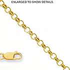 Affordable 100% 14K Yellow Gold 1.5mm Rolo Bracelet 7  