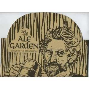   The Ale Garden at Ben Jonson Menu San Francisco 1977 