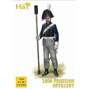   Prussian Artillery (16 Figures & 4 Cannons) 1/72 Hat: Toys & Games