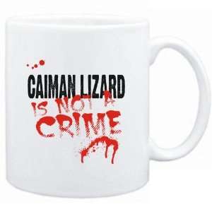  Mug White  Being a  Caiman Lizard is not a crime 