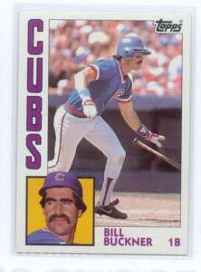 1984 BILL BUCKNER TOPPS CARD #545 CHICAGO CUBS CHC  
