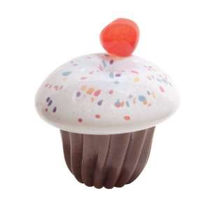 Caithness Vanilla Cupcake Birthday Glass Paperweight: Home 