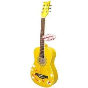  Kapok Ladys Acoustic 34 Inches Guitar Yellow AW LA 142 34 