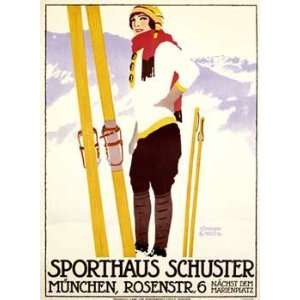  Johann B. Maier   Sporthaus Schuster Giclee on acid free 