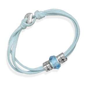   Triple Strand Blue Suede Fashion Bracelet West Coast Jewelry Jewelry