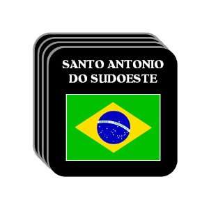 Brazil   SANTO ANTONIO DO SUDOESTE Set of 4 Mini Mousepad Coasters