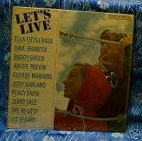 LETS LIVE Vinyl LP Record Ella Fitzgerald Judy Garland  
