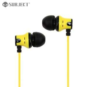  Subjekt AMP M1130 AMPD Earphones   Yellow: Electronics