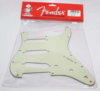 New FENDER Standard Stratocaster Pickguard  MINT GREEN  