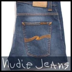 Nudie Jeans THIN FINN Streaky Organic Blue 28x34  