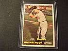 1957 Topps 309 JIM BUSBY scarce Mid Series NO CREASE nice corners NM 