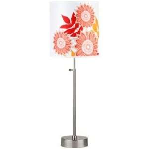  Lights Up! Cancan 2 Anna Red Adjustable Height Table Lamp 