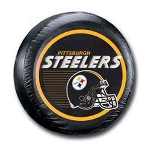  Pittsburgh Steelers Black Tire Cover: Sports & Outdoors