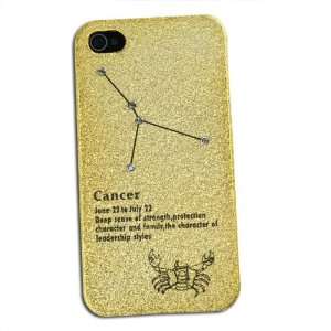  HK Gold Bling Constellation Cancer Hard Protector 