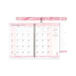  Breast Cancer Awareness Monthly Planner/Journal, 7 x 10 
