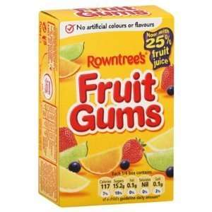  Rowntrees, Candy Fruit Gums, 4.4 OZ (Pack of 18): Health 