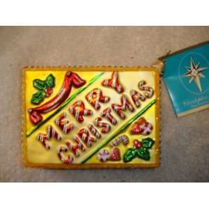   : Christopher Radko Christmas Ornament Candy Gram Kitchen & Dining