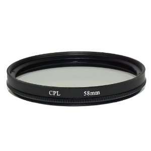  58mm Circular Polarizing C pl Pl cir CPL Filter for Nikon Canon 