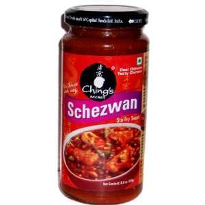 Chings Secret Schezwan Stir Fry Sauce   8.8oz:  Grocery 